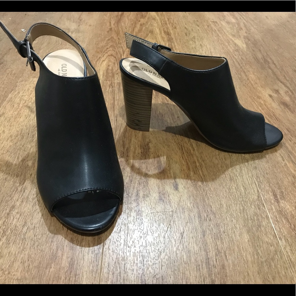 Old navy open toed heels